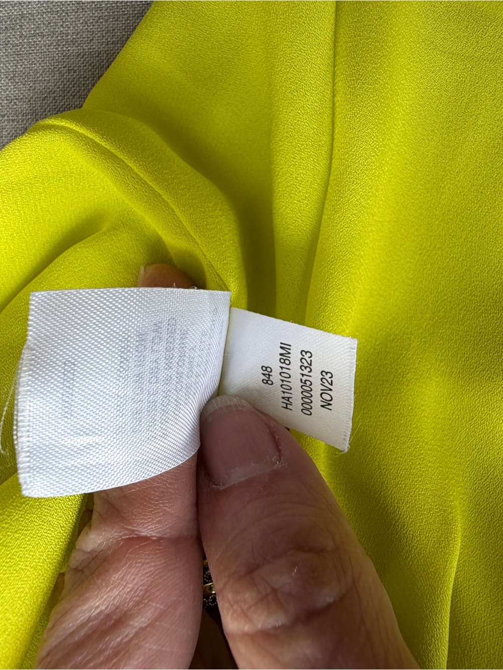 Halogen Bright Yellow Pleated V-Neck Short Sleeve Blouse - Picture 10 of 10